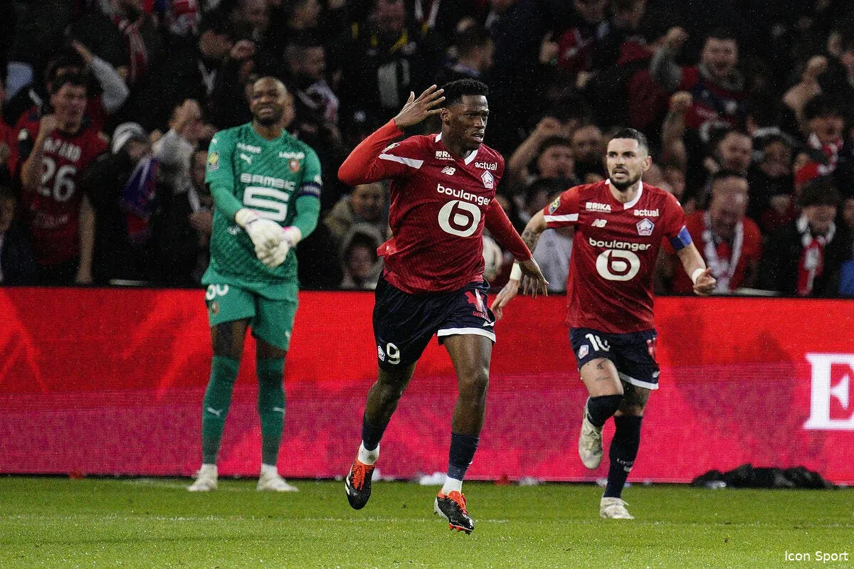 l1 jonathan david sauve le losc face a rennes iconsport 196702 0186 373030