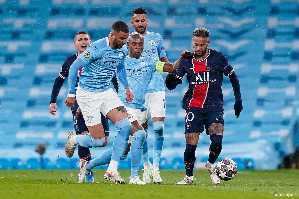 ldc mahrez et city trop forts pour le psg icon ay11422 313309