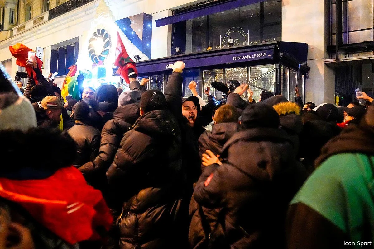 le maroc et la france qualifies 74 personnes interpellees a paris icon 10122022 dsc5627 354549