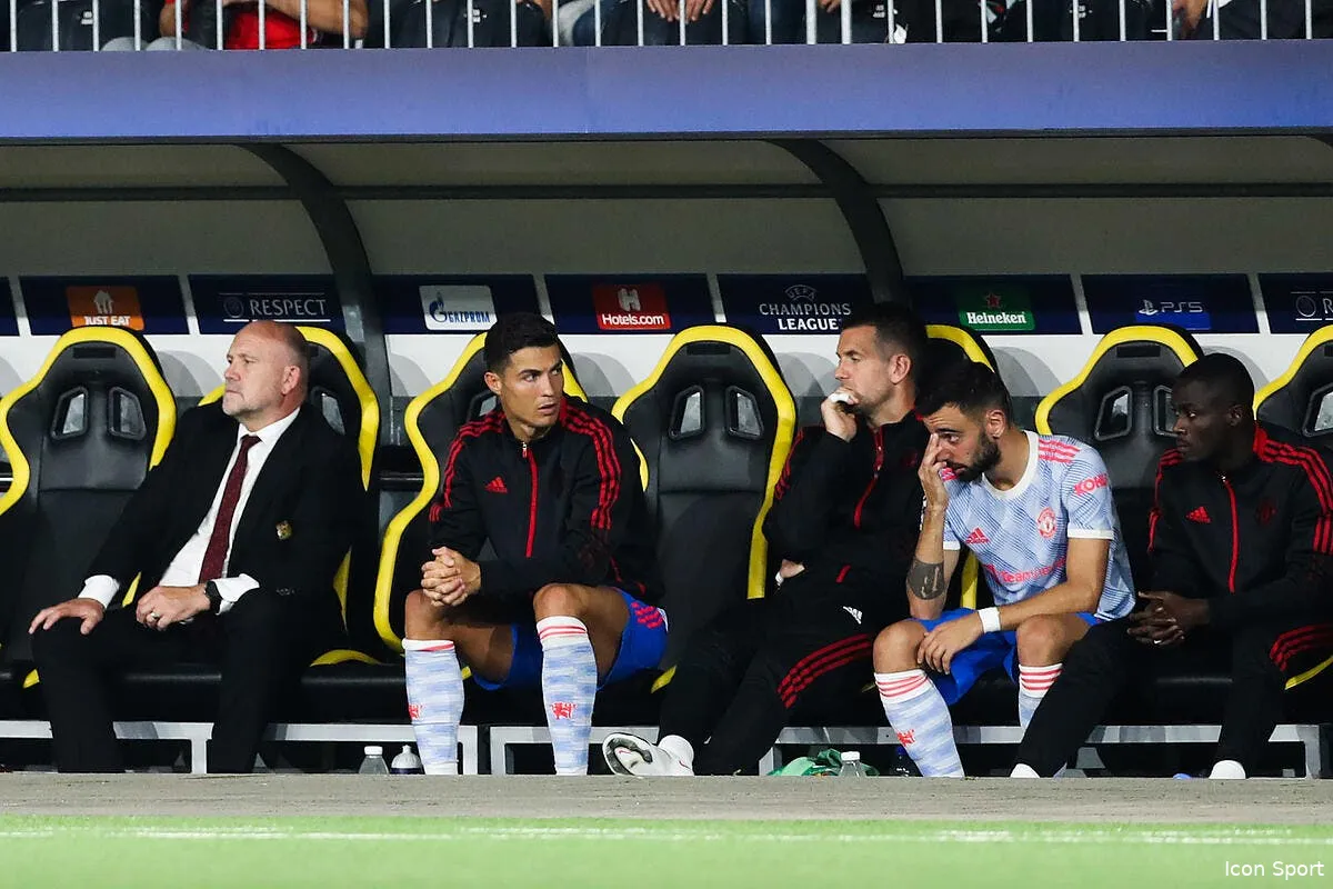 man united cristiano ronaldo coach avec solskjaer la polemique icon spi 044 jm yboys manutd 324047