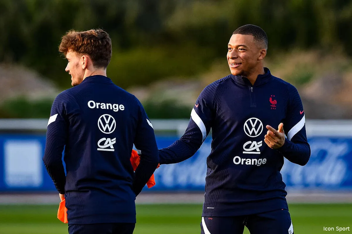 mbappe absent a l entrainement et incertain pour france cote d ivoire icon bap 220322 93 132 337511
