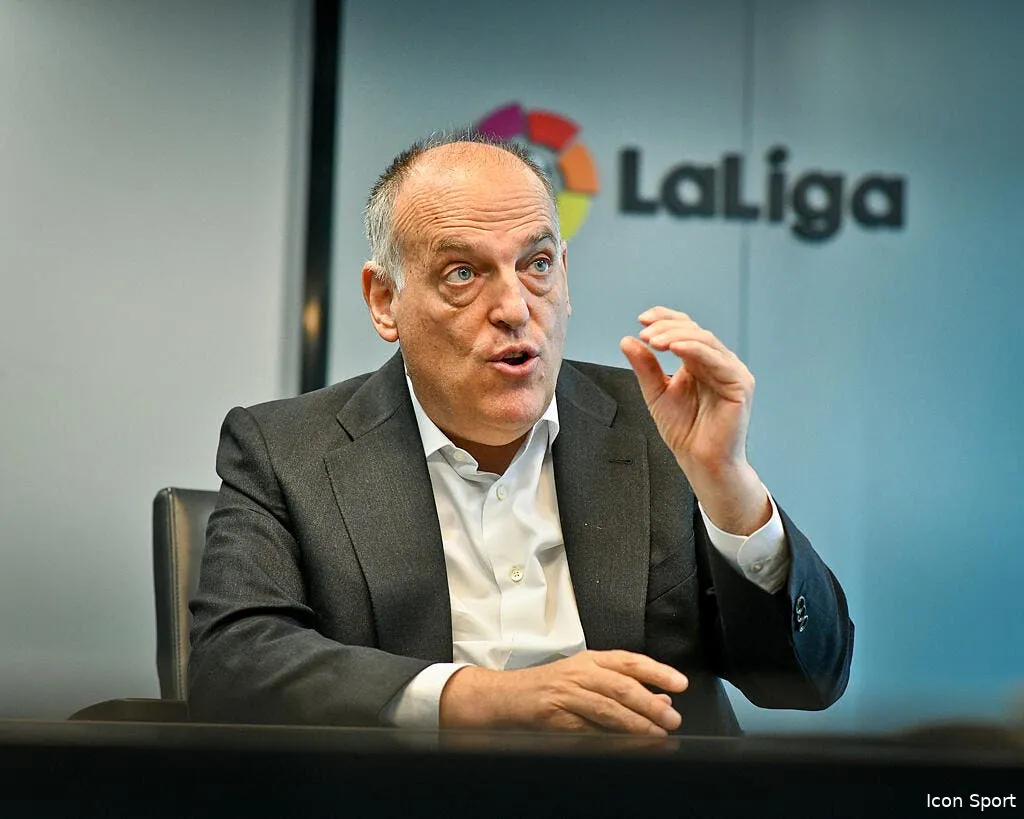 mbappe entre le psg et le real javier tebas s en mele icon ecommercefotos ecommerce2 119950335 341669