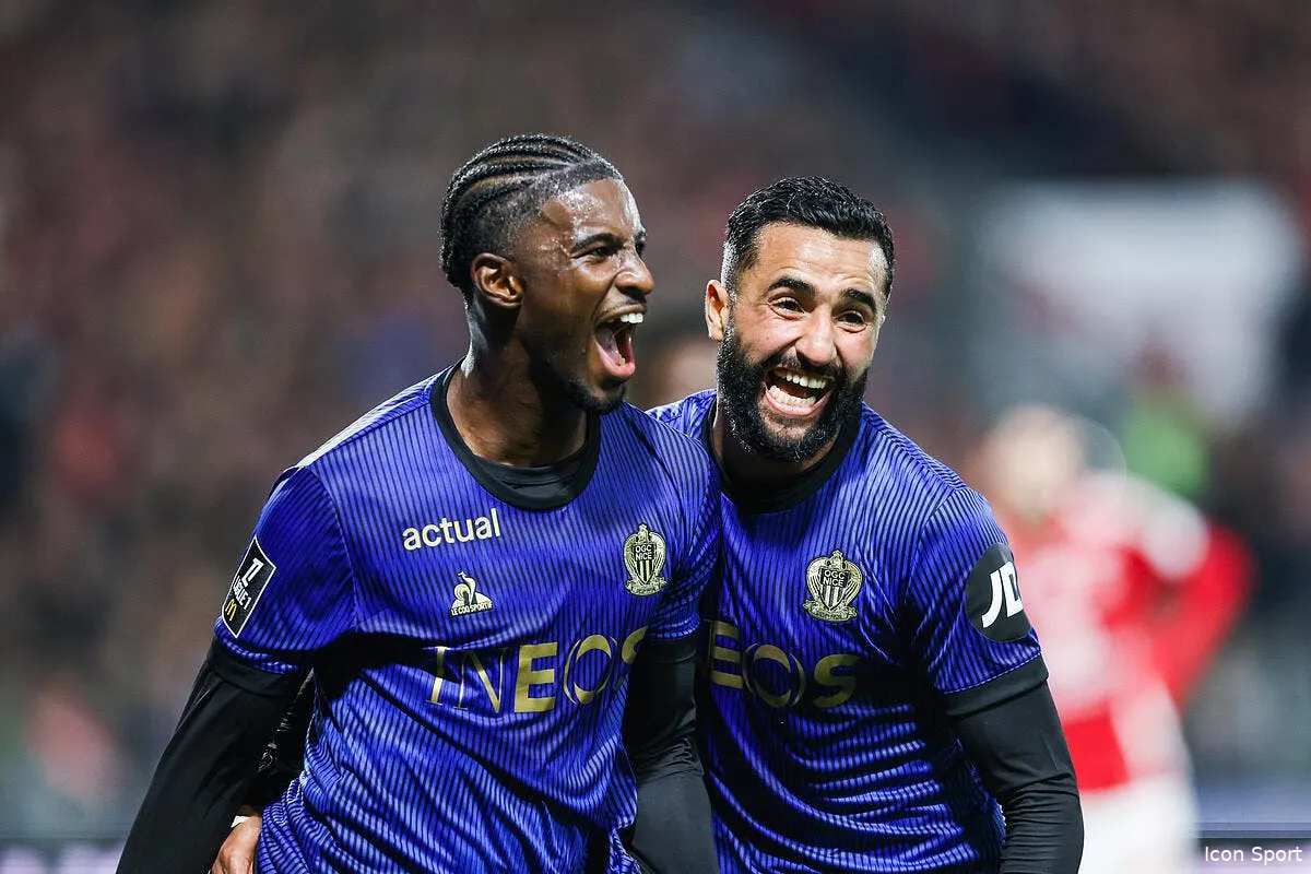 nice bat brest et revient dans le top 5 de la ligue 1 iconsport 243435 0065 383371