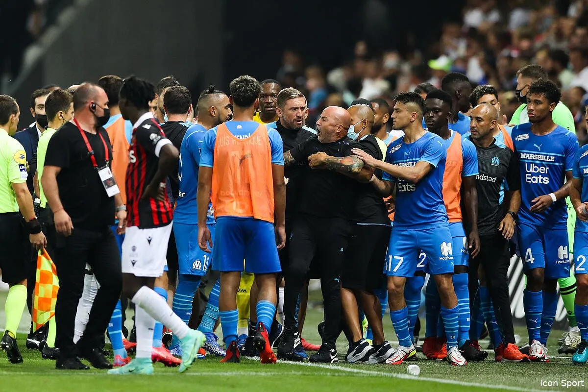 nice om la lfp a suivi l avis du prefet pour continuer le match icon spi 092 jm nice marseille 322049