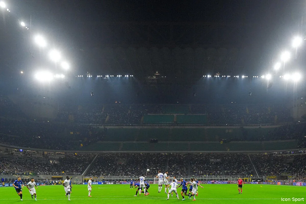 polemique en serie a que s est il passe dans les tribunes de san siro ce samedi icon sipausa 42403387 352973