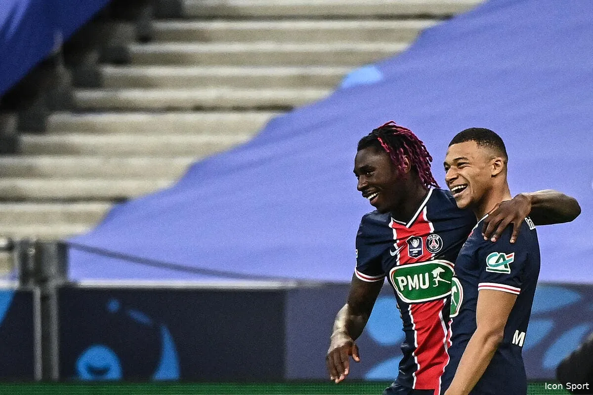 psg kean a paris leonardo change son fusil d epaule icon dib 190521 11 69 315681