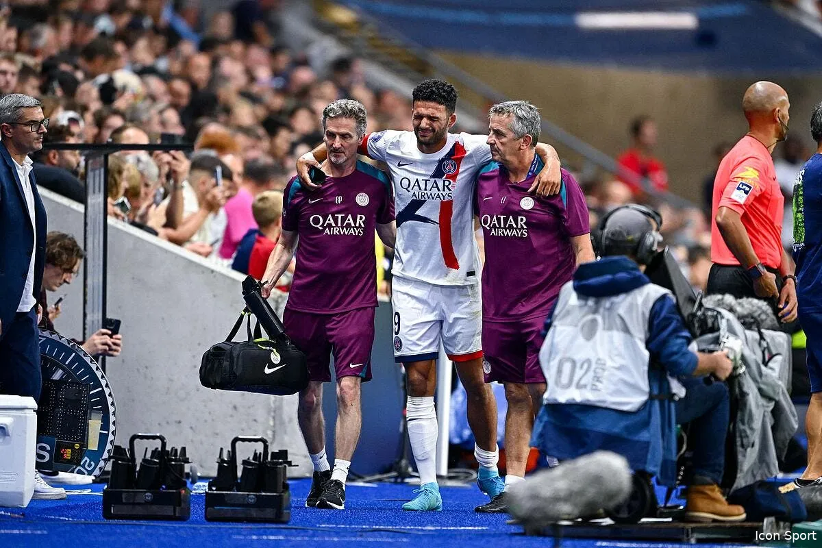 ramos blesse et sorti le psg tremble d entree iconsport 237105 0046 379875