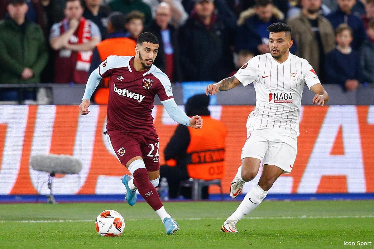 said benrahma a digere la defaite de l algerie l ol est prevenu icon fil west ham sevilla 123 338157