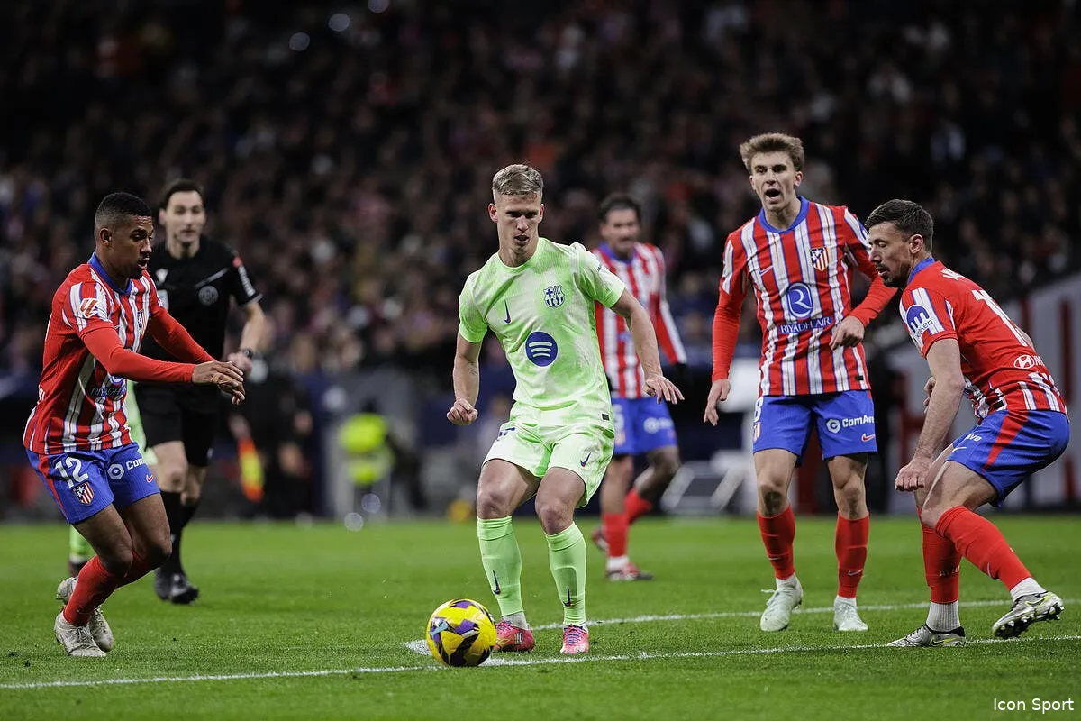 atletico barcelone les compos 21h30 sur la chaine l equipe iconsport 255122 0043 390688