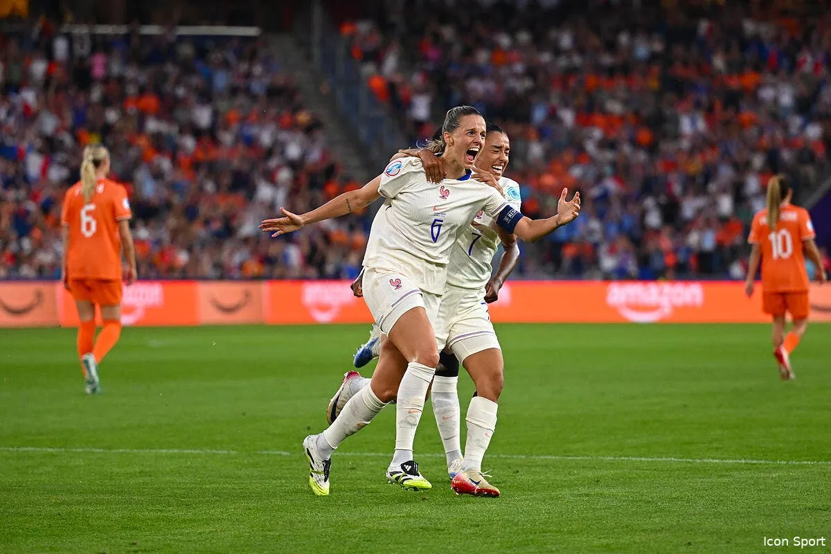 euro feminin la france ecrase les pays bas direction les quarts iconsport 264446 0062 395665