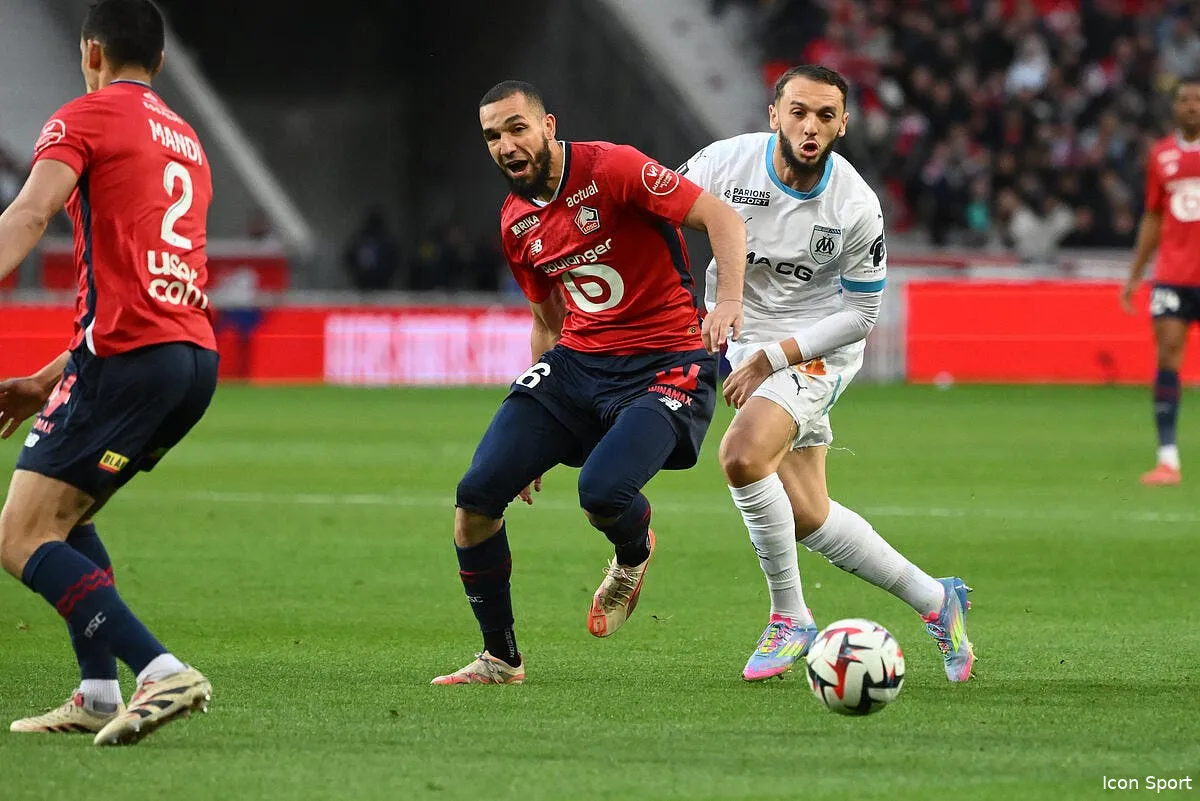 l1 malgre gouiri l om laisse des points en route a lille iconsport 259399 0068 392282