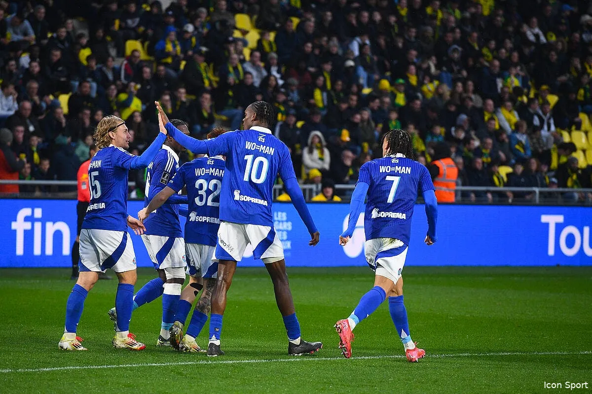 l1 strasbourg fait tomber nantes et integre le top 6 iconsport 254297 0121 389577