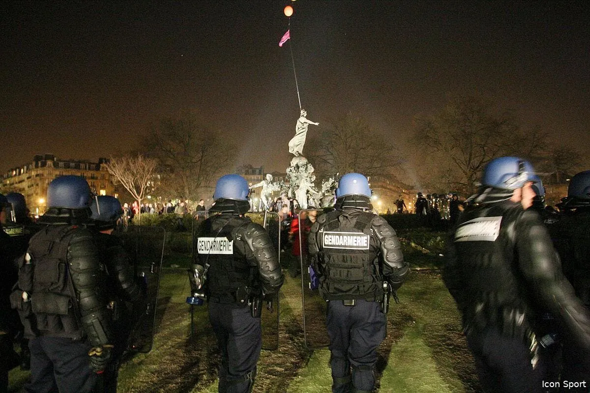 le psg condamne les graves incidents en france iconsport 036045 0054 393579