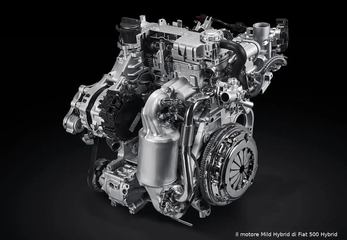 fiat 500 hybrid motore mild hybrid engine