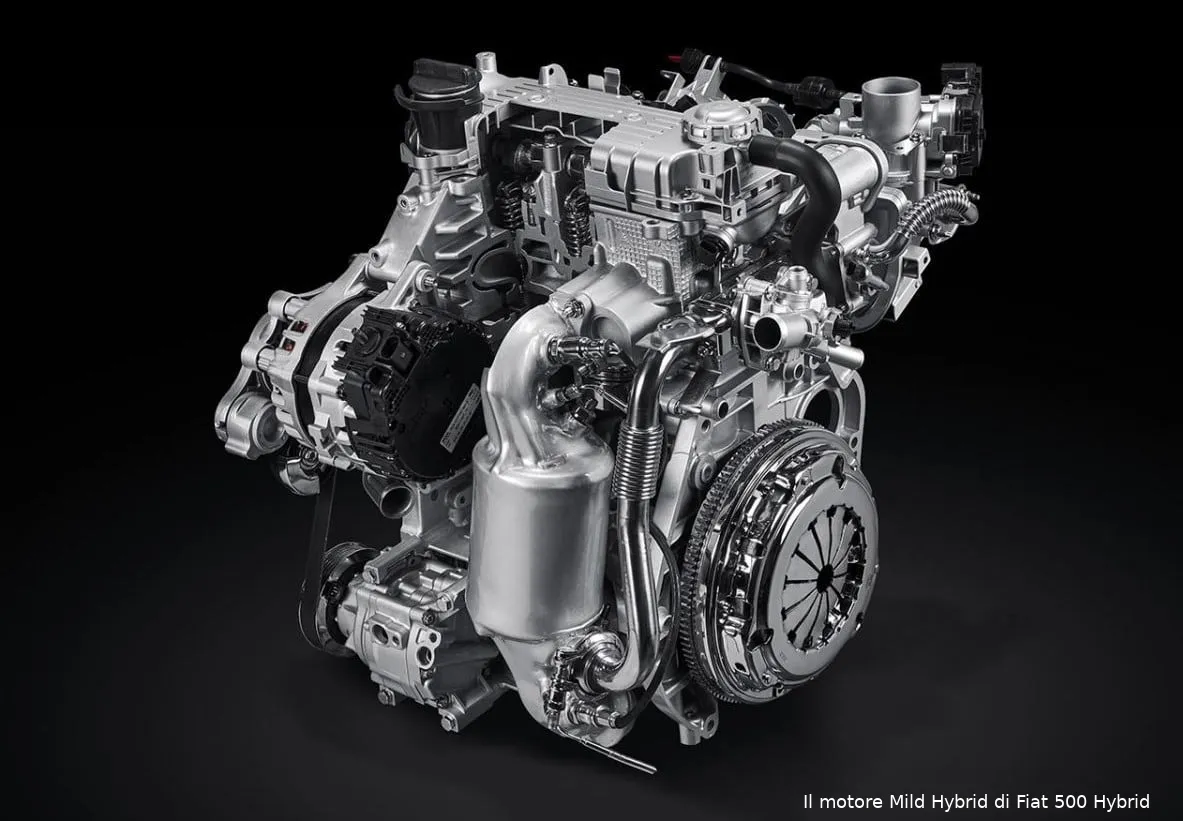 fiat 500 hybrid motore mild hybrid engine