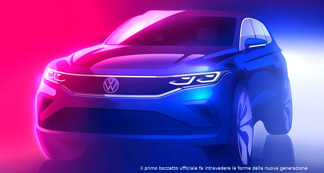 il primo bozzetto della prossima tiguan db2020au00657