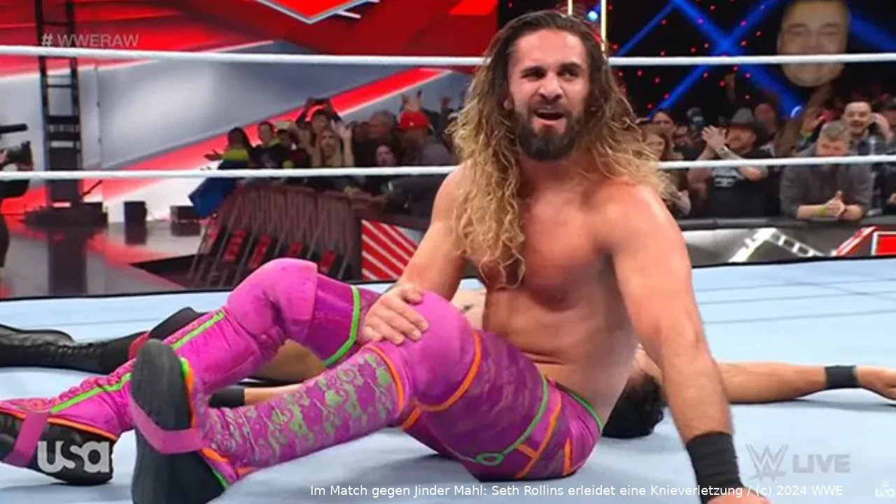 wwe seth rollins knie