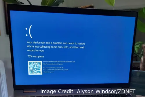 windows bsod outage