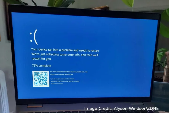 windows bsod outage