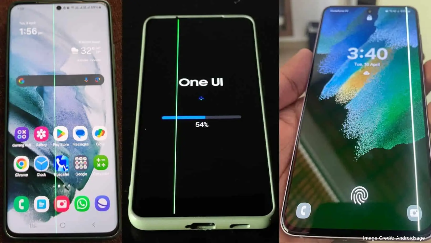 samsung green line plague hits samsung galaxy phones