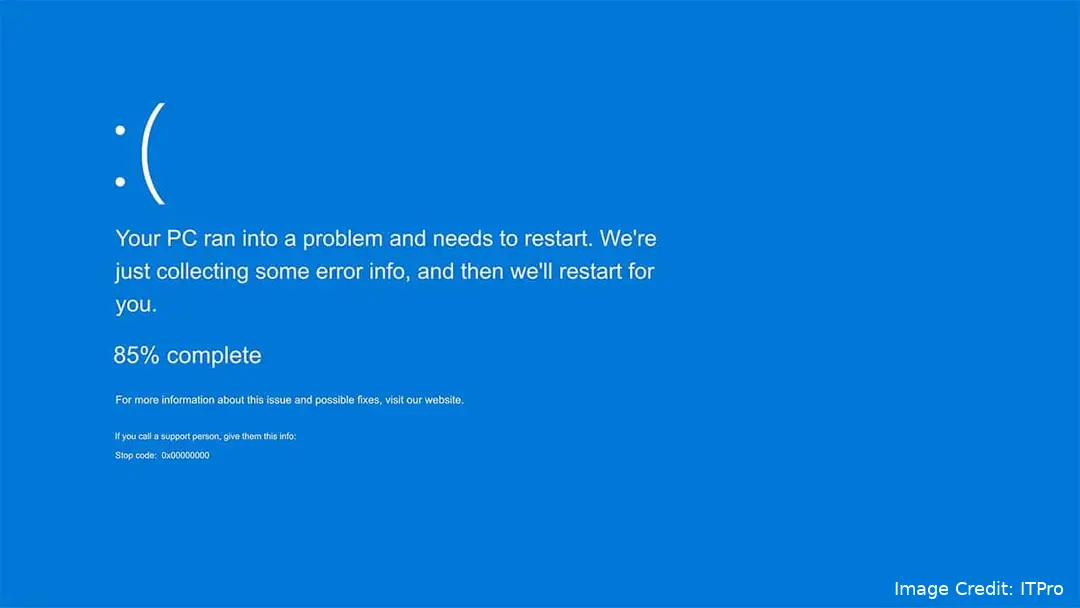 Blue Screen of Death Error Windows