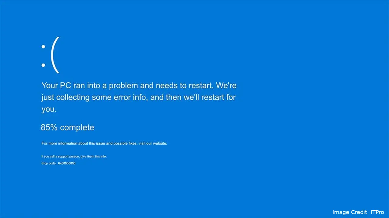 blue screen of death error windows