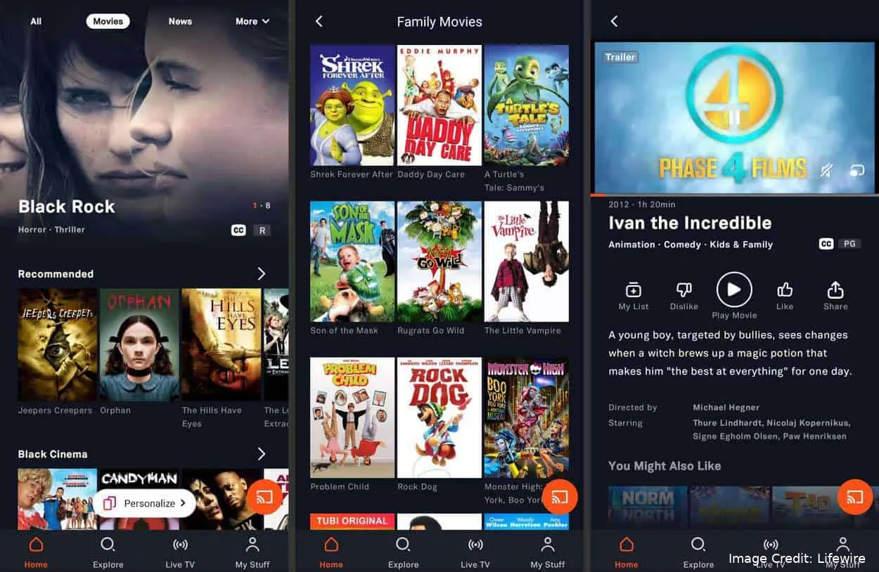 best free movies streaming apps for iphone