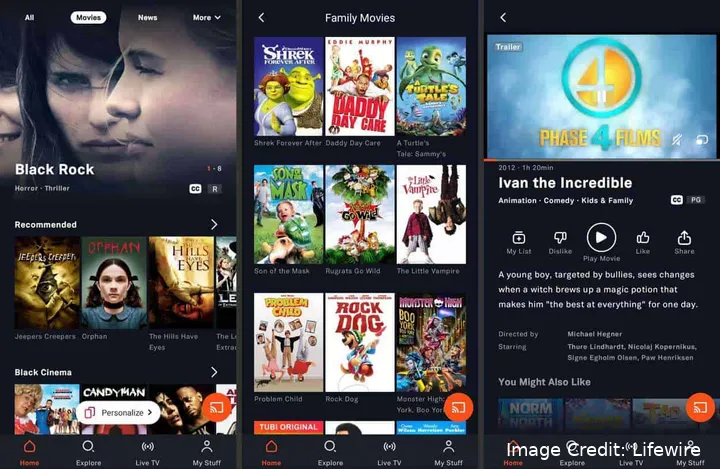 best free movies streaming apps for iphone