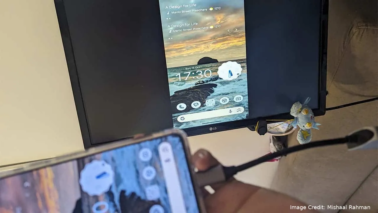 google pixel 8 displayport output