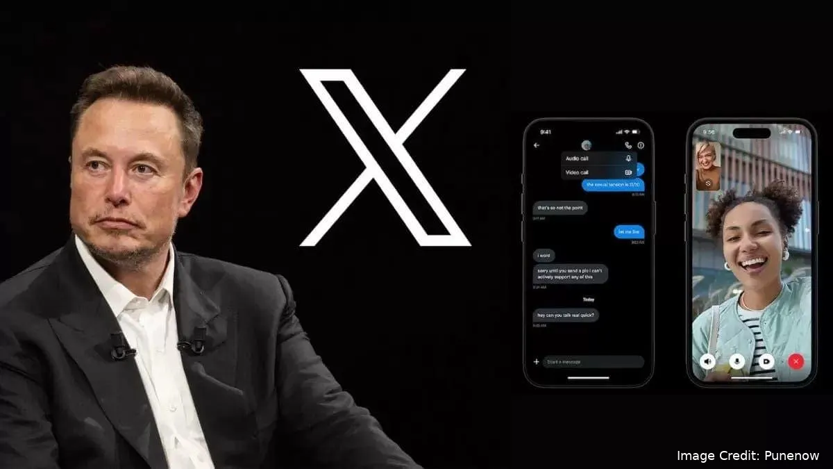 audio video calls on x