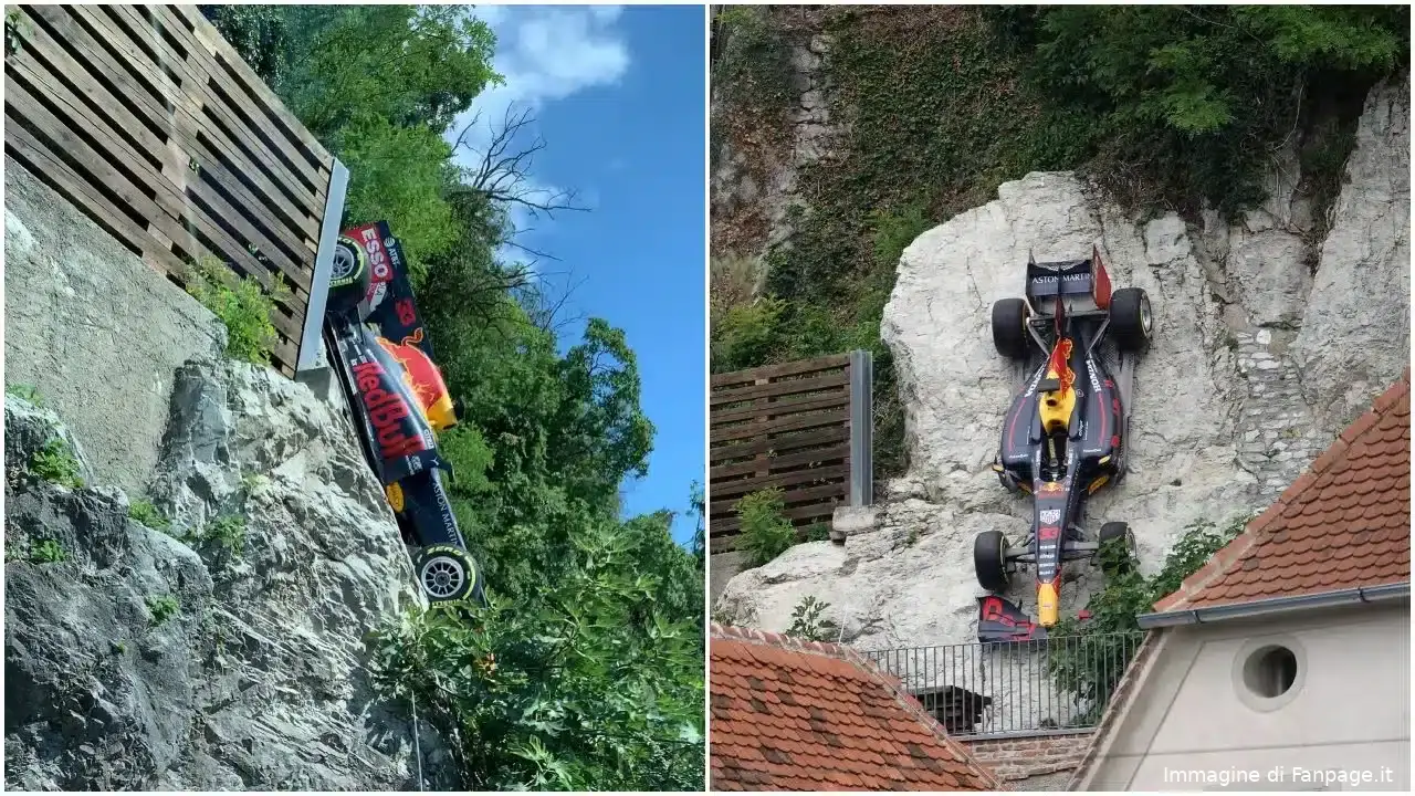 red bull formula 1 parete rocciosa