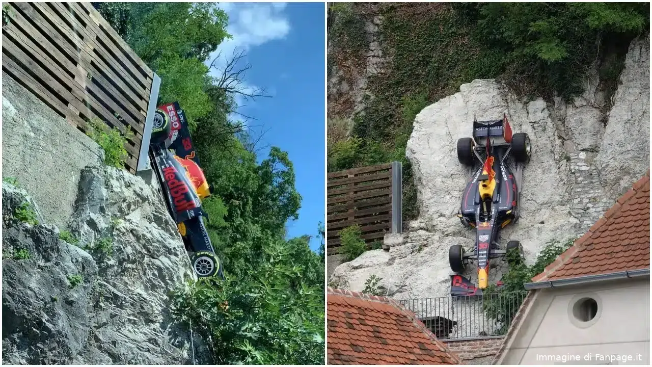 red bull formula 1 parete rocciosa