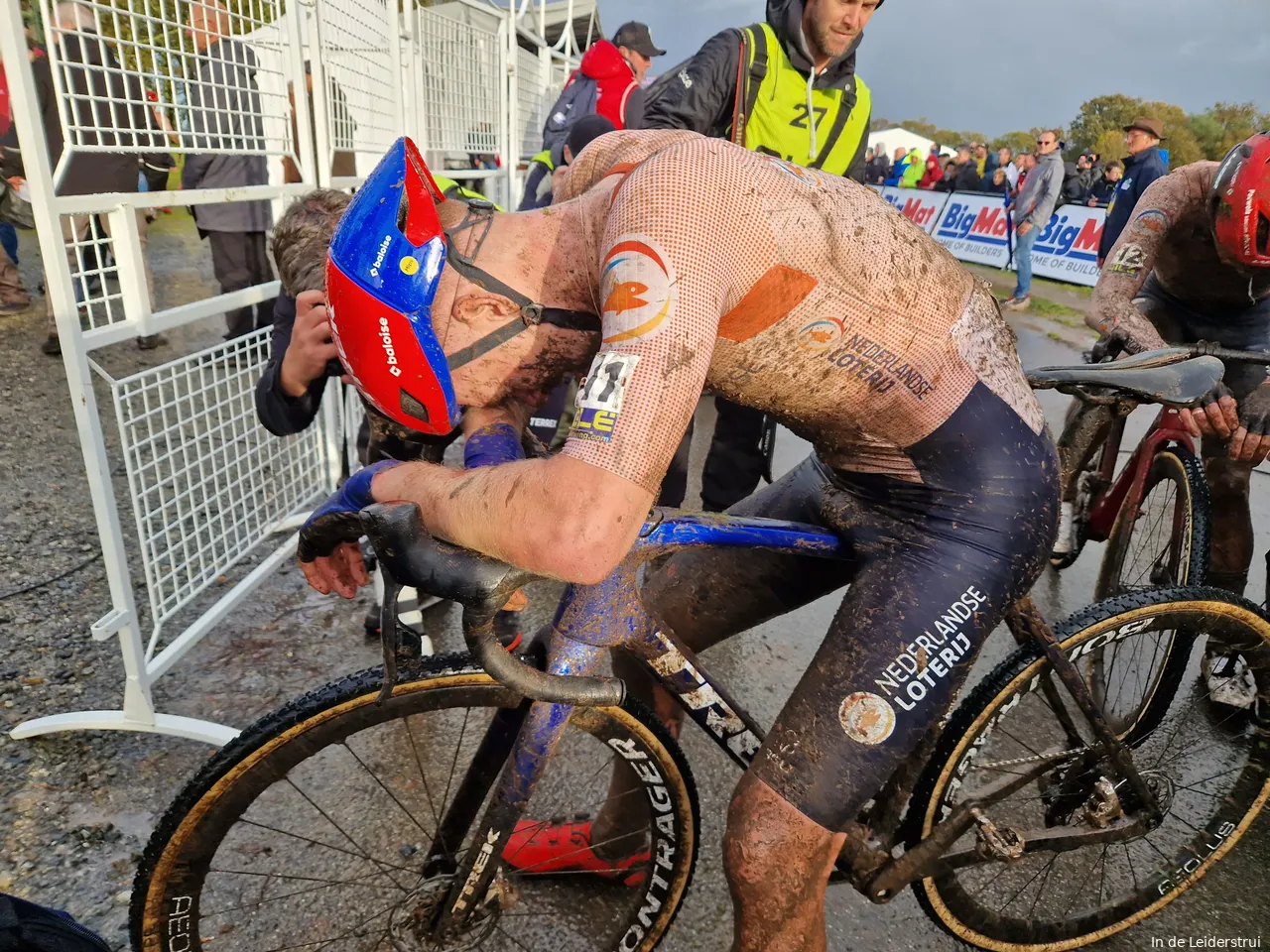 Ronhaar after the European Cyclo-Cross Championship, where he finished fourth