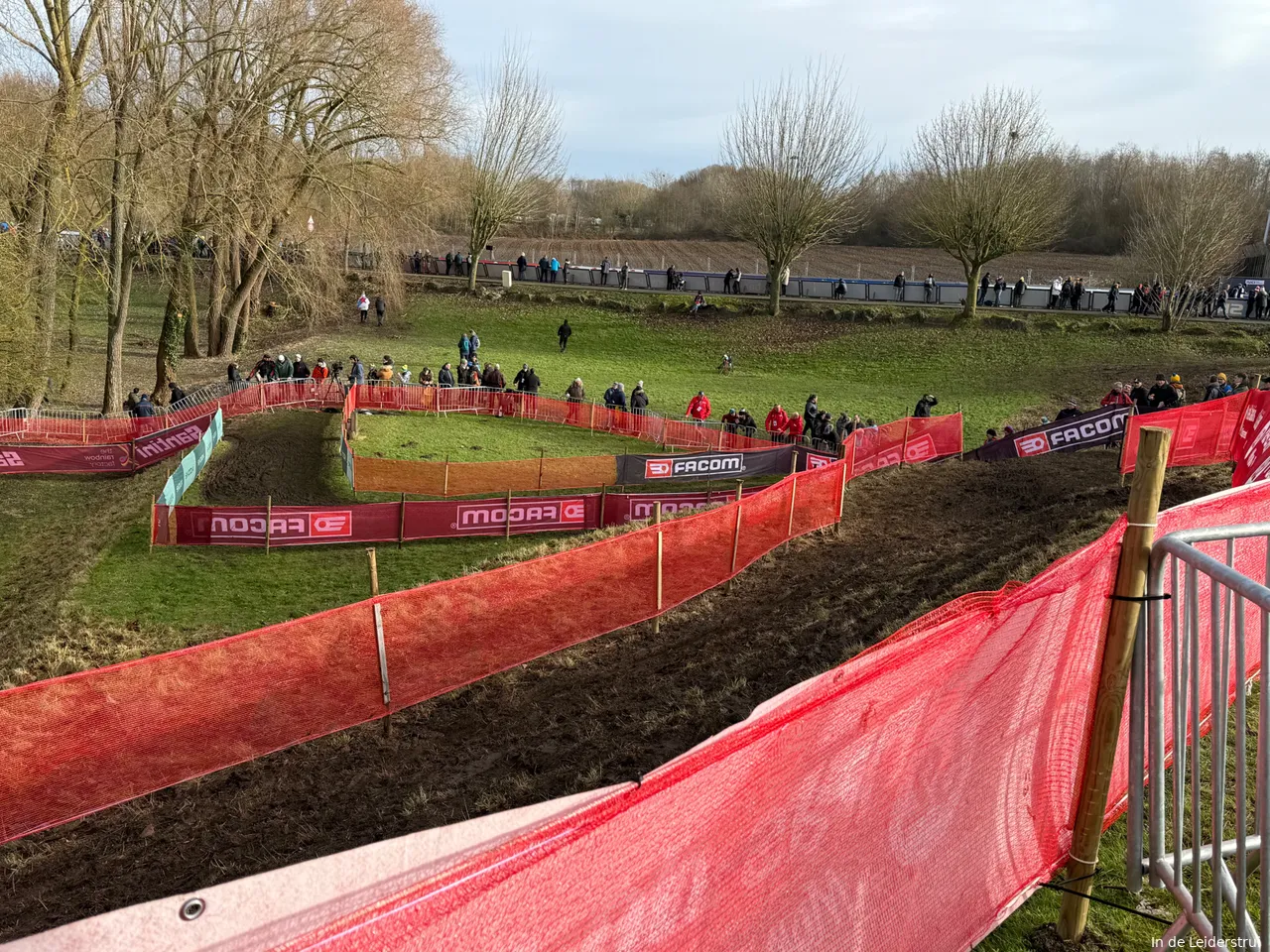 This section ends with a short, steep descent featuring several turns at the bottom