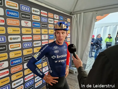 Thibau Nys won last Sunday in Overijse but finished fourth on the Koppenberg