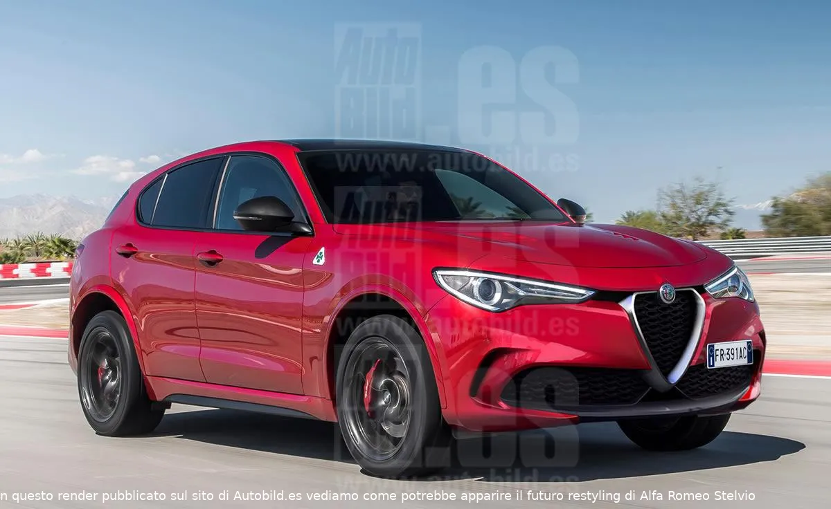alfa romeo stelvio 2022 render