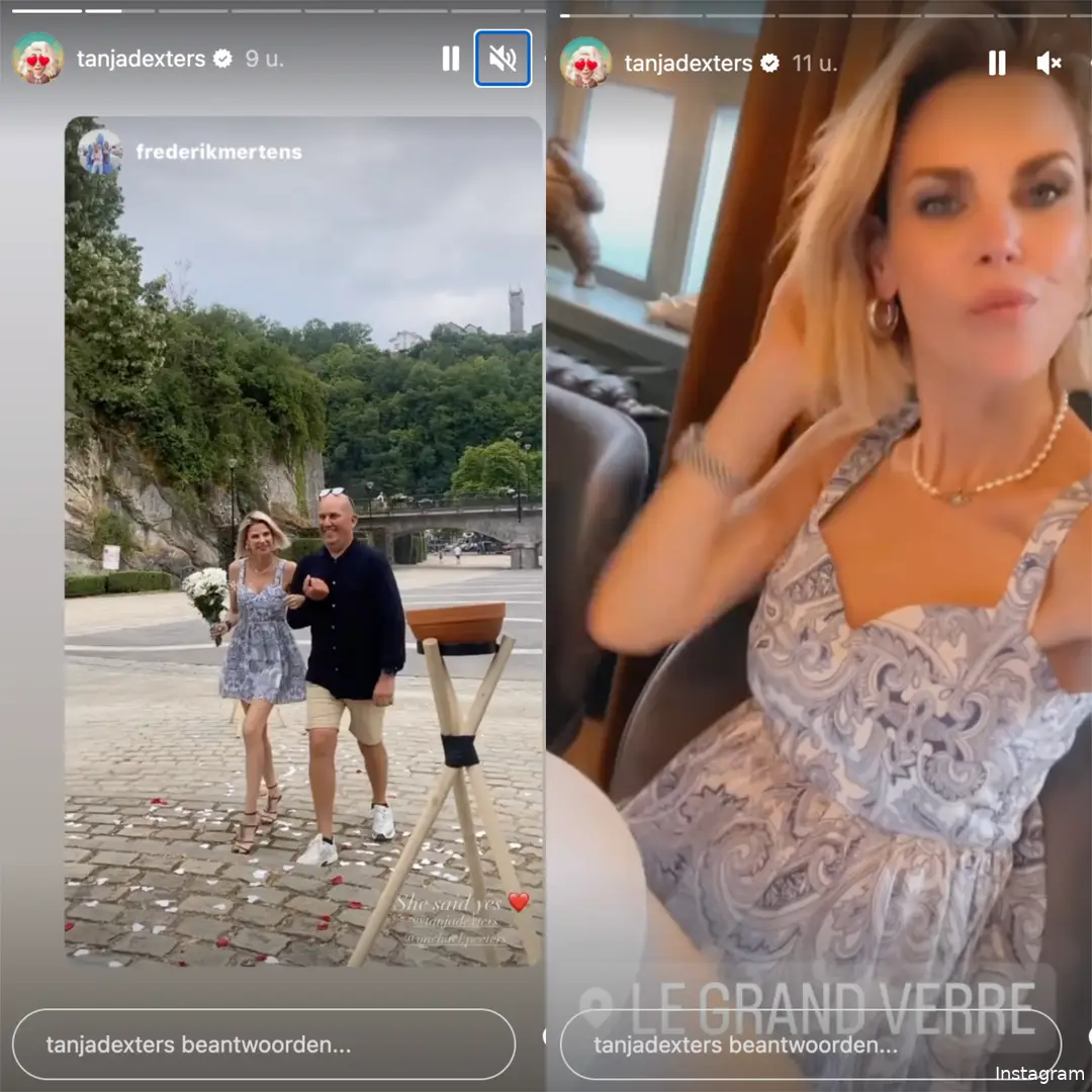 Bron: Instagram Stories (@tanjadexters)