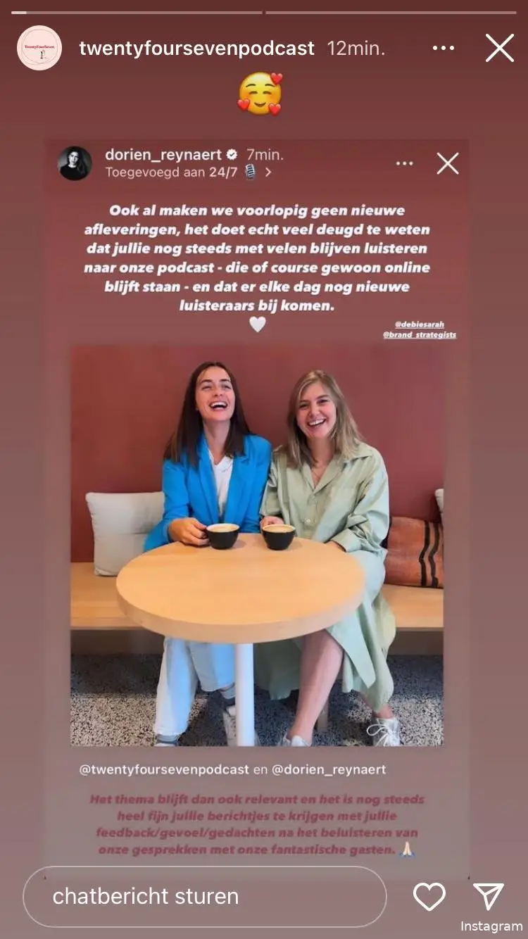 Instagram Stories (@twentyfoursevenpodcast)