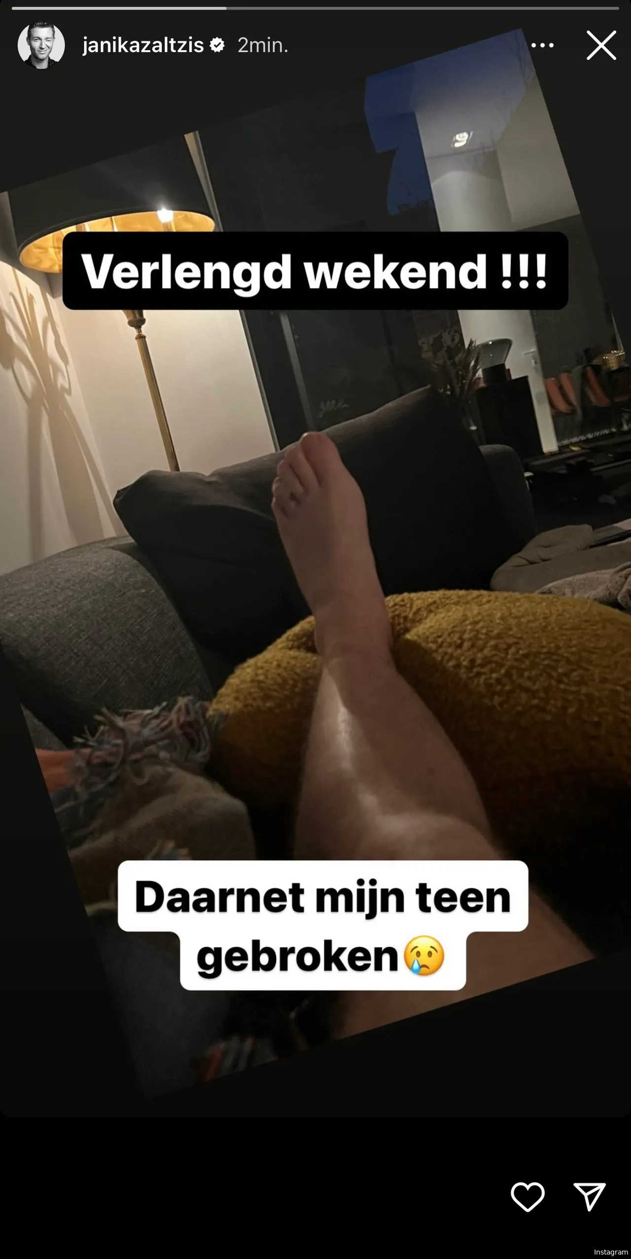 Bron: Instagramverhaal