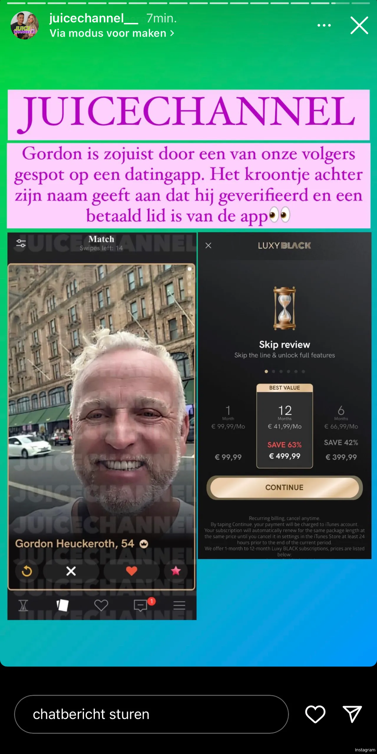 Bron: Instagramverhaal