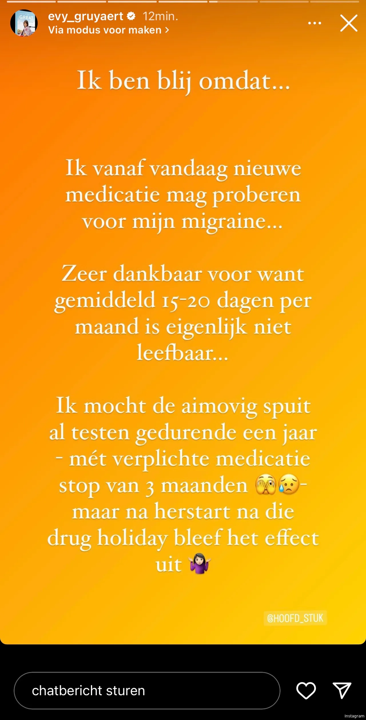 Bron: Instagramverhaal