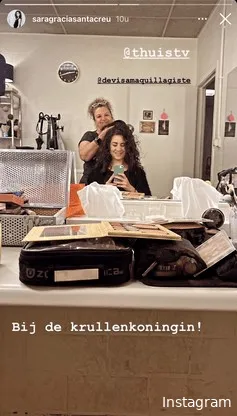 Bron: Instagram Stories (@saragraciasantacreu)