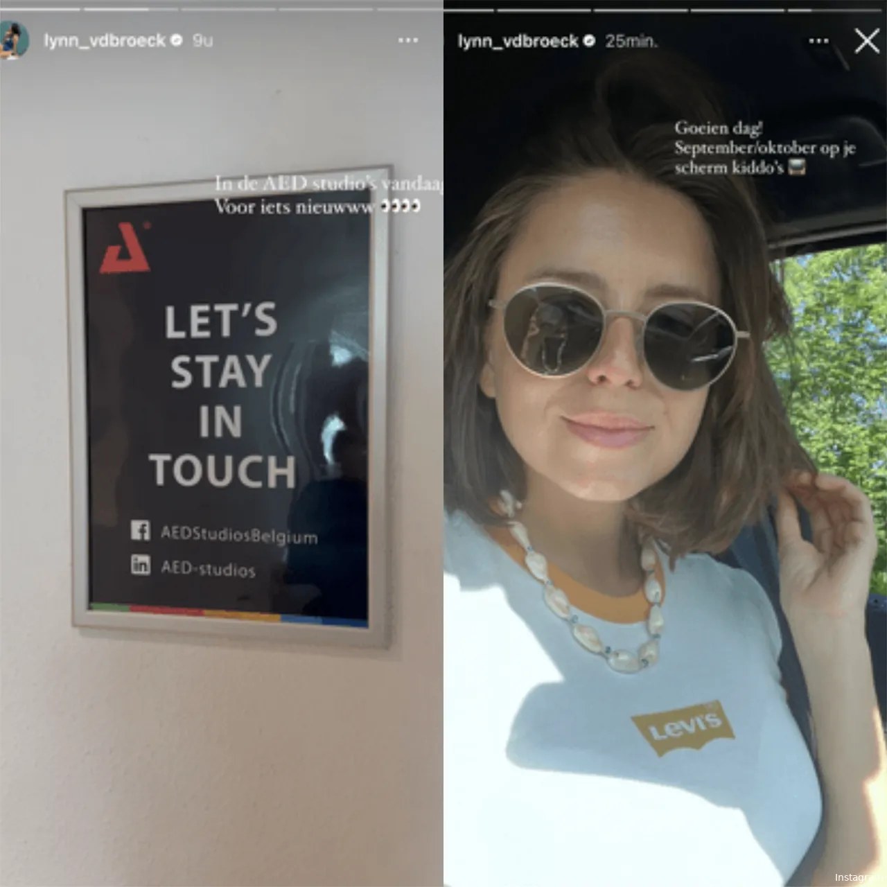Bron: Instagram Stories (@lynn_vdbroeck)