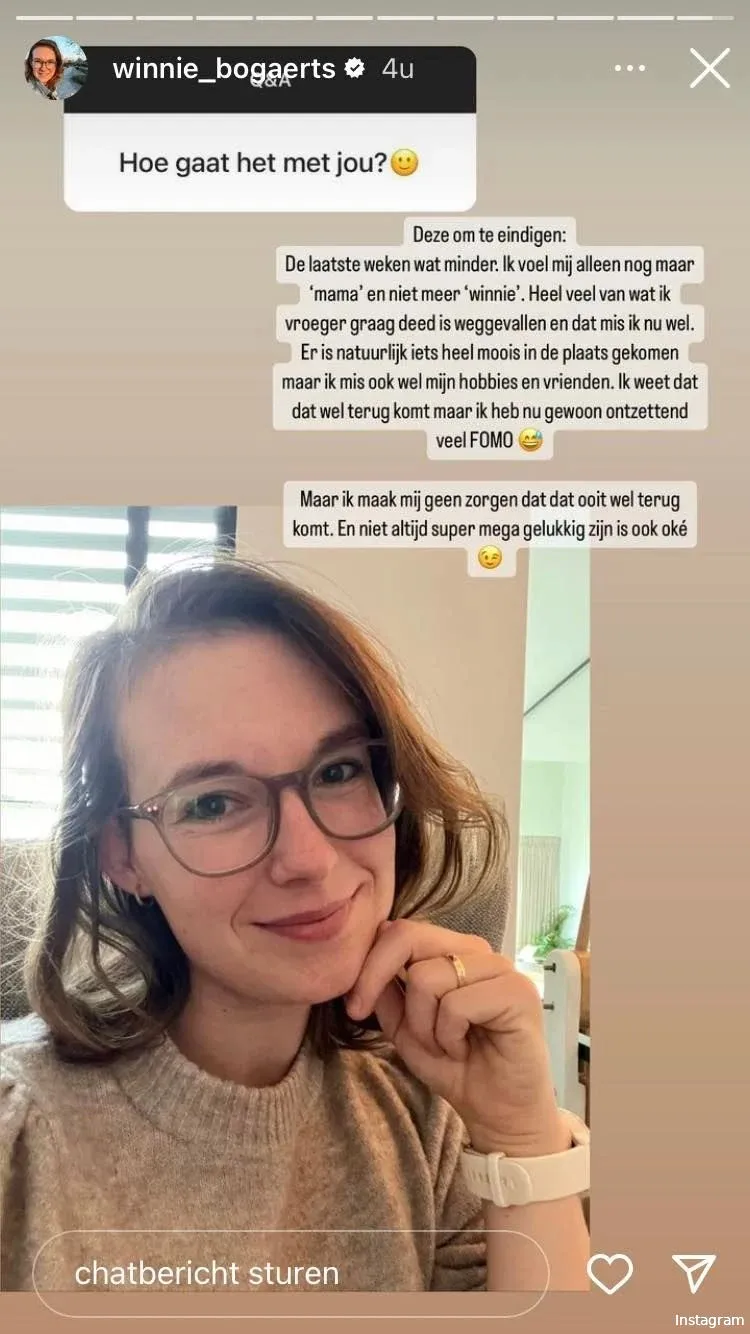 Bron: Instagram Stories (@winnie_bogaerts)