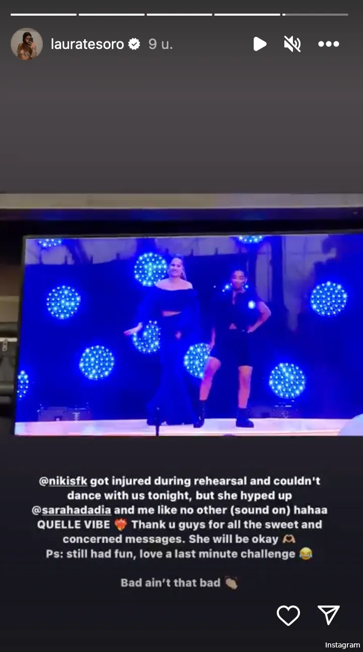Bron: Instagram Stories (@lauratesoro)