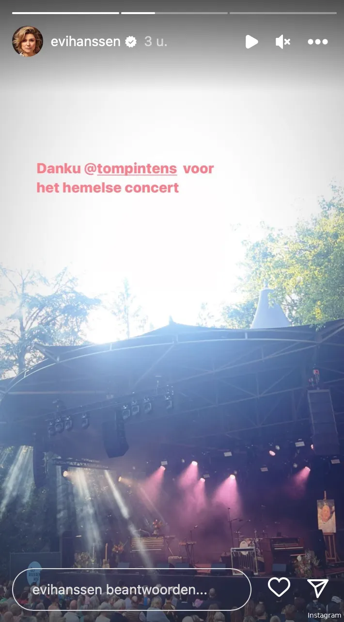 Bron: Instagram Stories (@evihanssen)