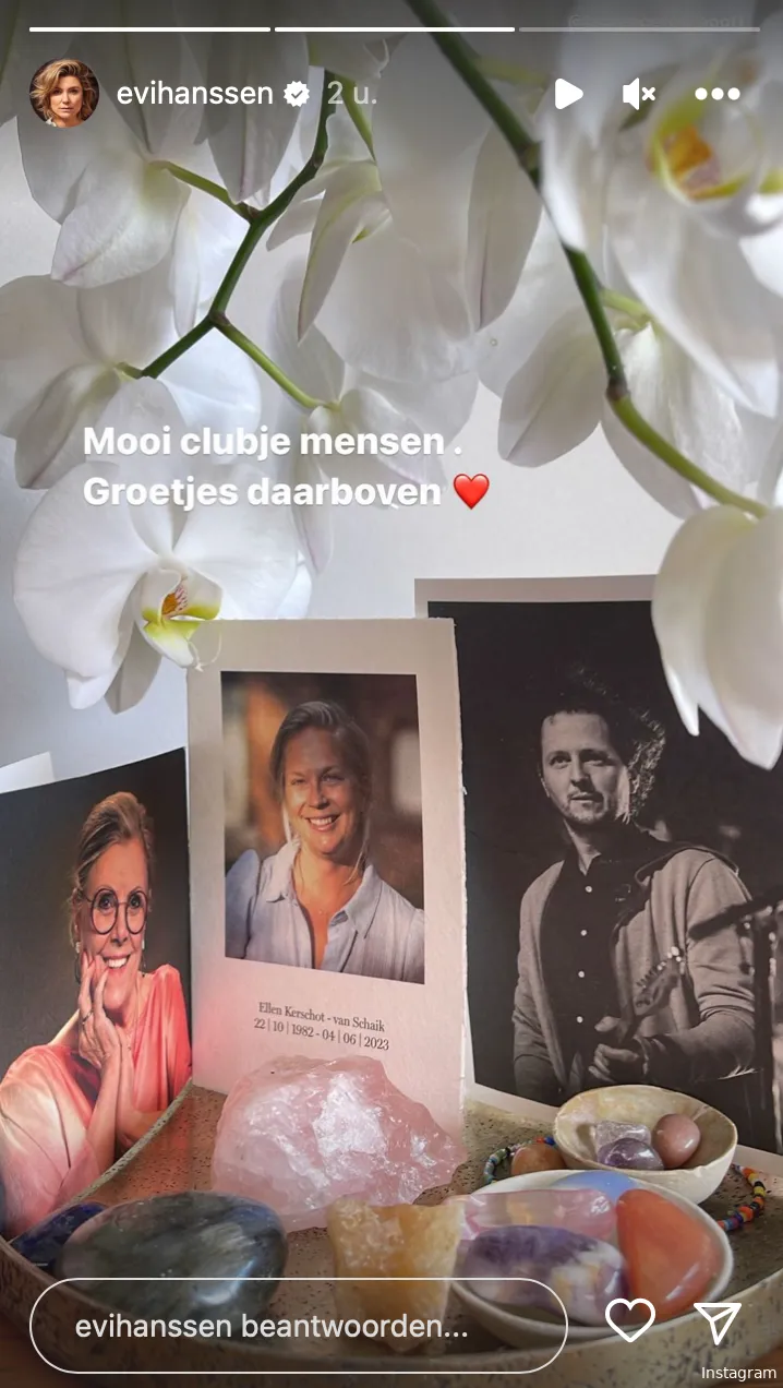 Bron: Instagram Stories (@evihanssen)