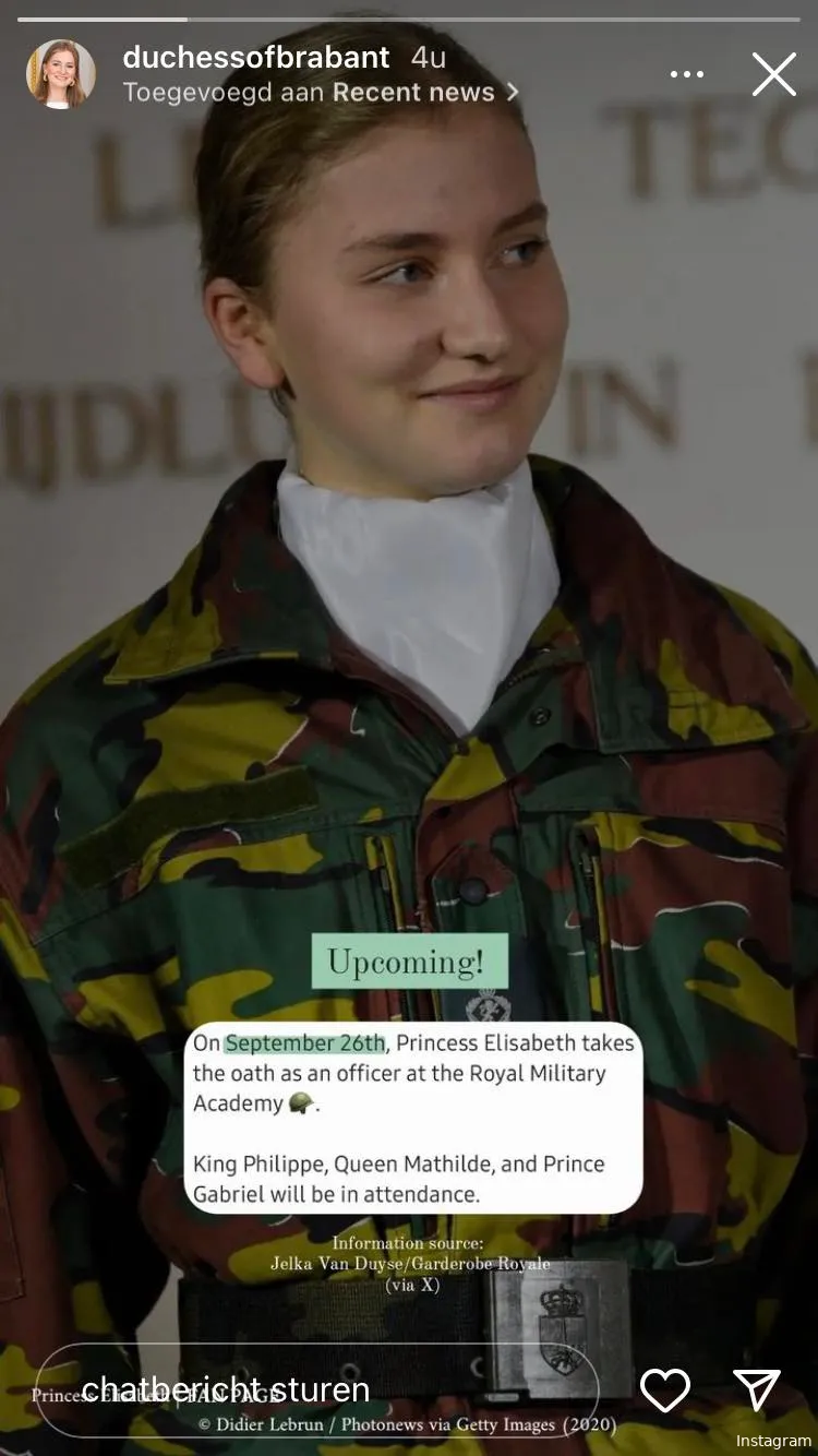 Instagram Stories (@duchessofbrabant)