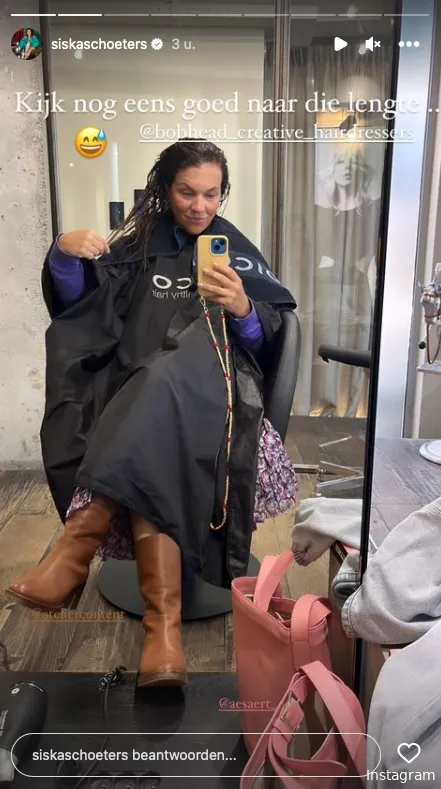 Bron: Instagram Stories (@siskaschoeters)
