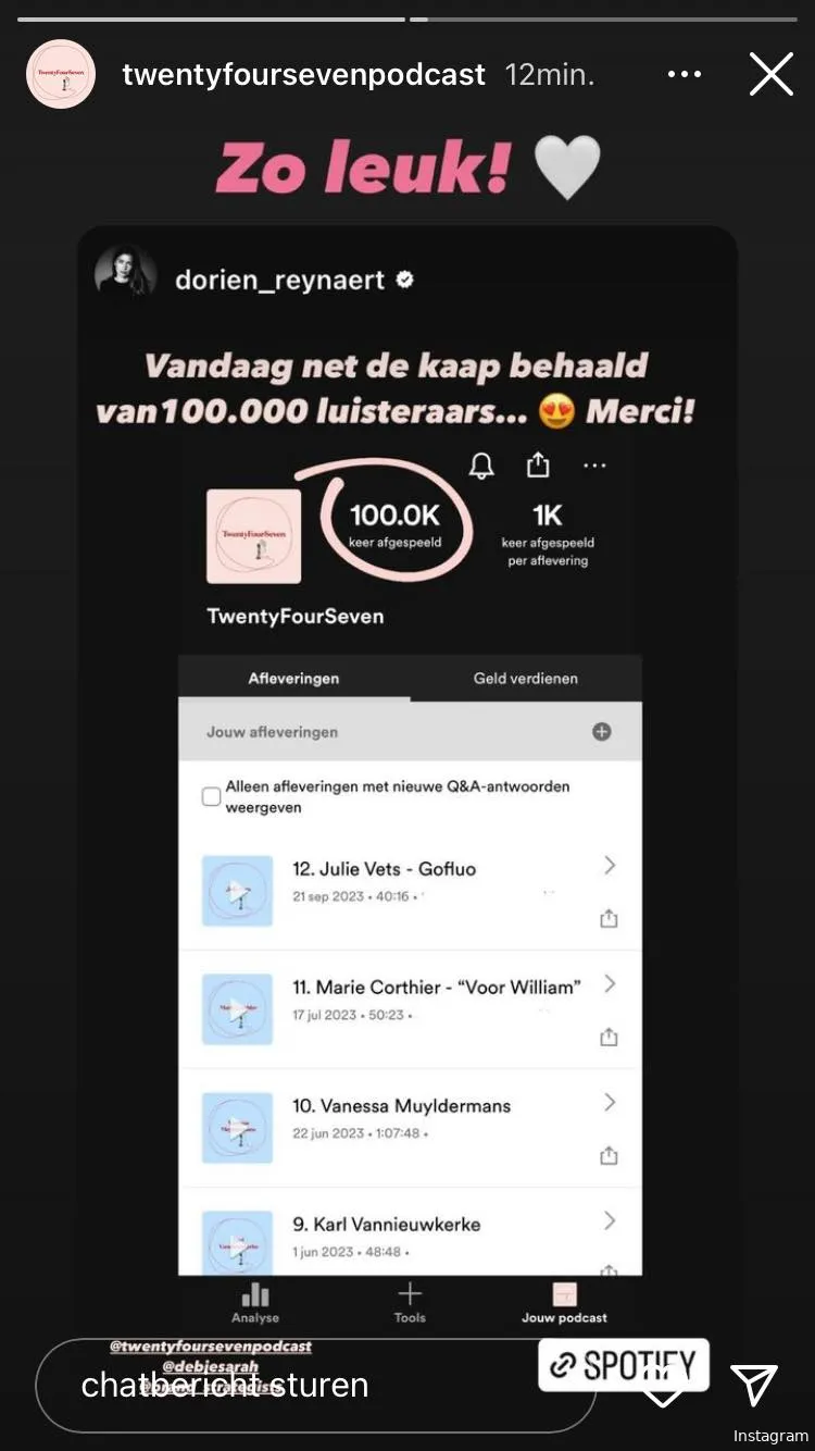 Instagram Stories (@twentyfoursevenpodcast)